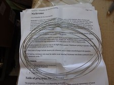 Nichrome 18SWG wire x 3 metres x 1.22mm