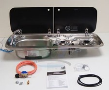 DOMETIC SMEV 9222 LEFT SINK & HOB COMBINATION KIT FOR CAMPERVANS + TEMPLATE