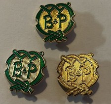 Girl Guide Metal BP Warrant Pin Badges