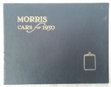 Morris Cars for 1930 Brochure - Minor  Cowley  Oxford Six  Isis Six  Vans