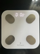Digital Scales FitTrack My Health FT001 Dara Smart BMI - White Glass VGC