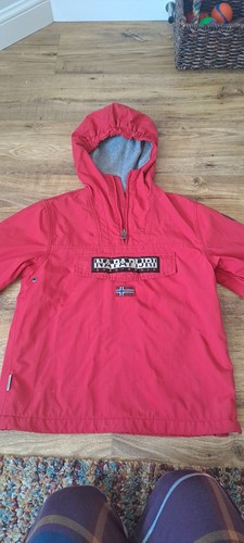 Boys napapijri lined hooded - boys,