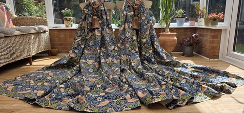 Morris pencil pleat lined - &,