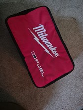 Milwaukee Small Contractors Heavy Duty Carry Soft Fuel Tool Bag With M12 Charger