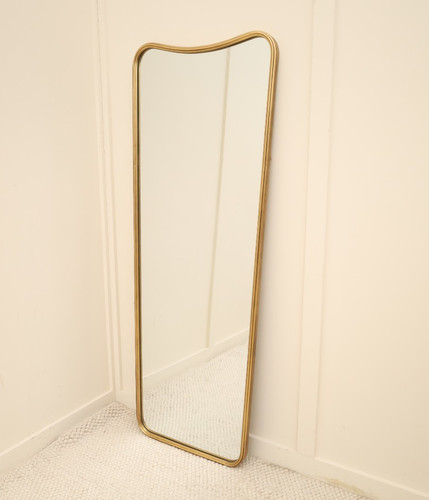 Gold curved industrial ribbed