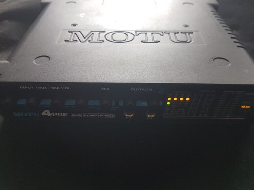 Motu audio interface - audio, mixer