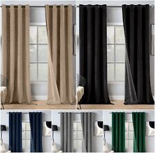 Thick Velvet Blackout Curtains