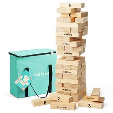 Giant wooden tumble tower - tumble,