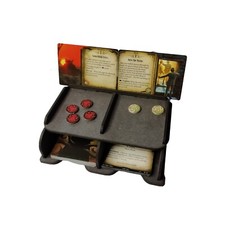 Black Wooden Card Organiser