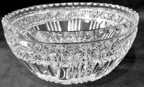 Hand cut lead crystal glass - hand,