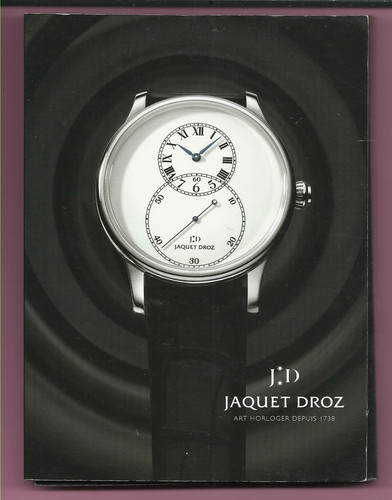 Jaquet droz art horloger - -,