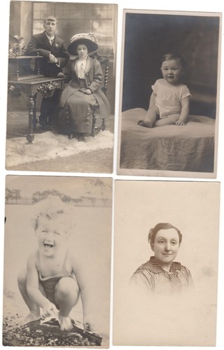 Rppc antique real photo - 4,