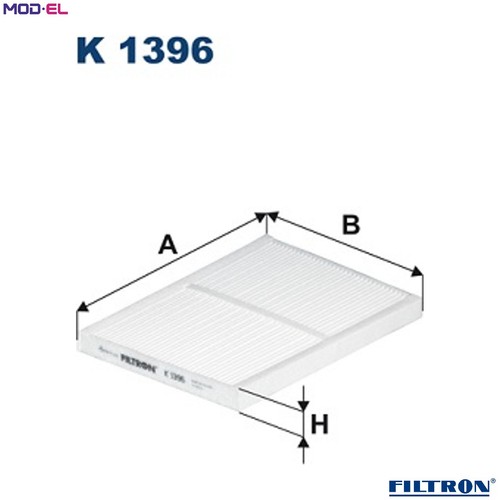 Filter cabin air 1396 - k, for
