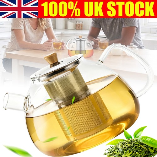 Glass teapot with infuser - glass,