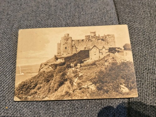 Harlech castle postcard - harlech, uk