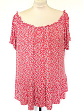 Matalan Red Smocked Neckline