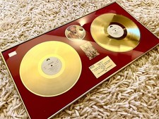 Official DOUBLE BPI Gold Disc music award - Jimi Hendrix The Ultimate Experience