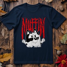 Rock n Roll Muffin Cat T-Shirt - Animal & Pet Lover T-Shirt