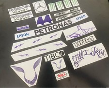 Motorsport Helmet Stickers F 1