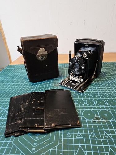 Vintage compur folding camera - compur,
