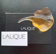 Lalique amber stingray - lalique,