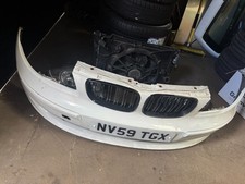 ⭐2009 BMW 1 SERIES E87 E81 COMPLETE FRONT END WHITE BONNET BUMPER HEADLIGHTS RAD