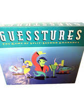 Milton Bradley Guesstures Game 1990 COMPLETE