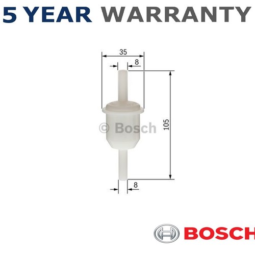 Bosch fuel filter - fits, peugeot