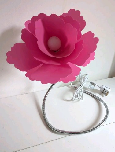 Pink flower fushia lamp - flower, paloma