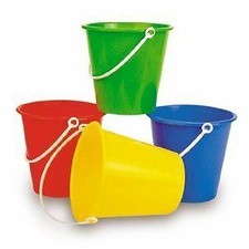 Assorted Colour Beach Bucket