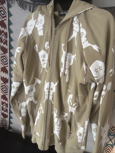 Stussy futura skullicon zip - x,
