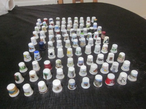 Thimbles job lot 100 pcs - thimbles,