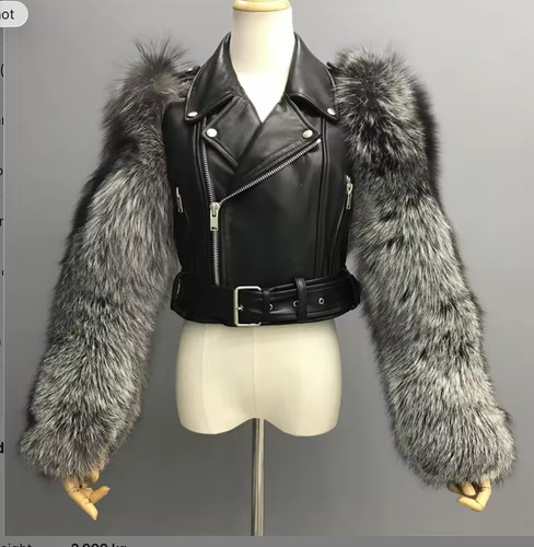 Genuine leather black - genuine,