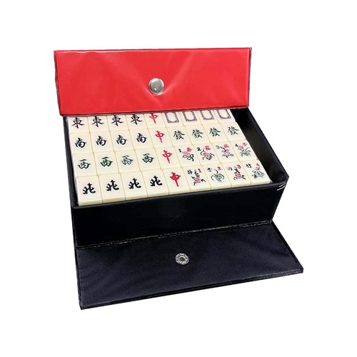 Chinese mahjong game set - mahjong, set,