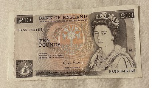 Bank england note ten - england,