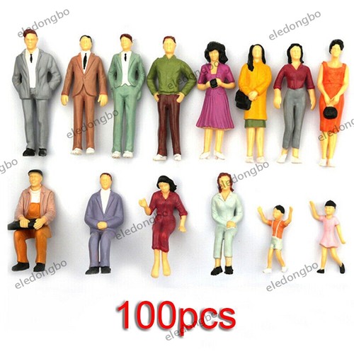 100x mixed painted model - 100x,