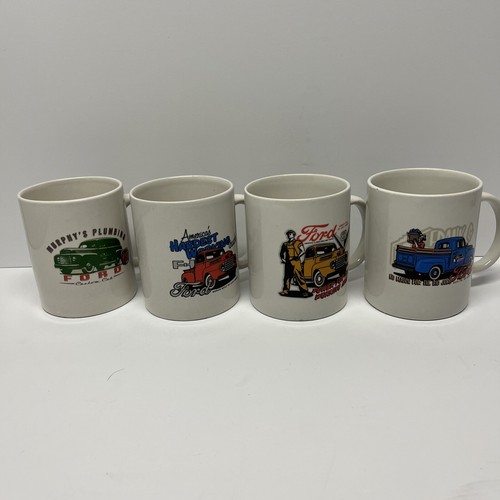 Ford coffee mugs - lot, 4