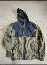 Nicholas Deakins Rain Coat. 44” Chest, Men’s rain jacket. Khaki/black