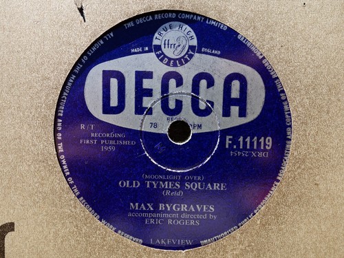 Max bygraves old tymes - old,
