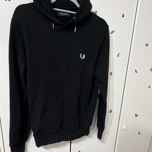 Fred perry black pullover - black,