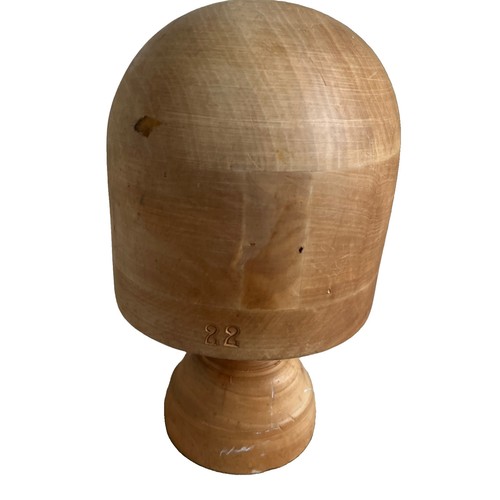 Vintage hat block wooden - vintage,