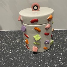 Liquorice Allsorts Ceramic Storage Jar Sweetie Biscuit Barrel Retro Novelty