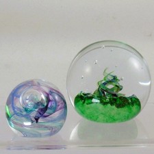 2x Caithness paperweights -