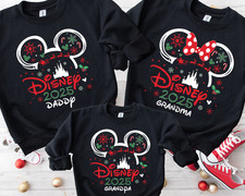 Costume Name Sweater, Santa Sleigh Jumper, Disney Sweater,Disney Xmas Jumper2466