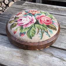 Antique Wooden Footstool