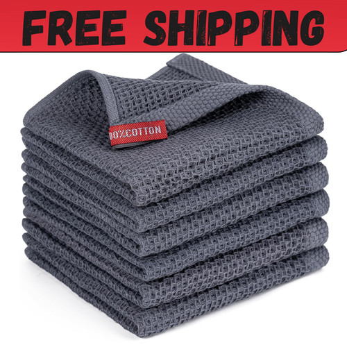 Kitchen towels pack dish - towels，6-pack,