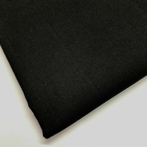 Black 100 cotton fabric dress - black, 100%