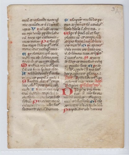 Rare illuminated medieval - illuminated,