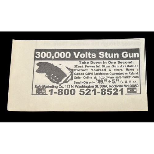 Security stun gun - stun, mini