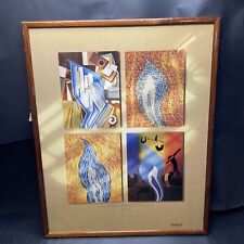 Warren Madill Natural Gas in the style of Braque, Seurat, Van Gogh & Miro 34/100